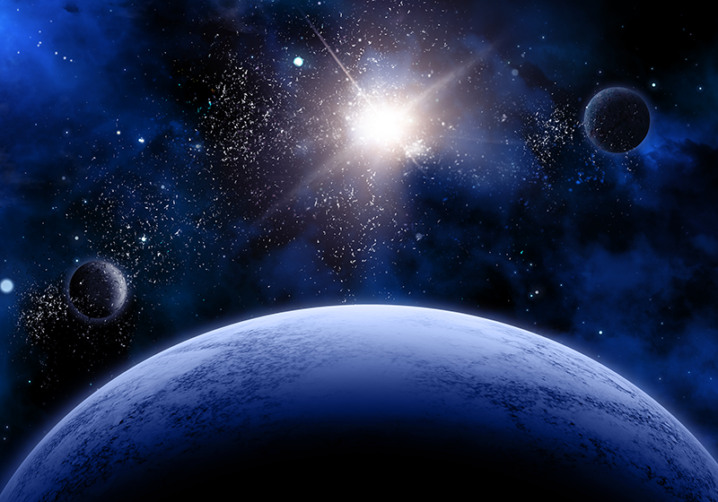 rôzne vinylové koberce pre deti kozmická hviezdna scéna - Tenstickers