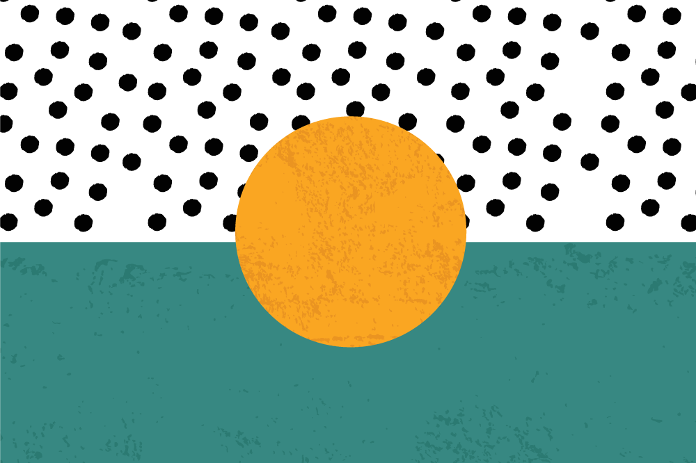 Abstraktné farebné bodky koberec do obývačky - Tenstickers