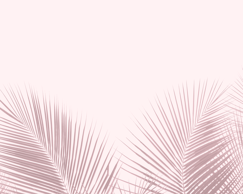 vinylový koberec s kvetmi elegantné obrázky dlaní - Tenstickers