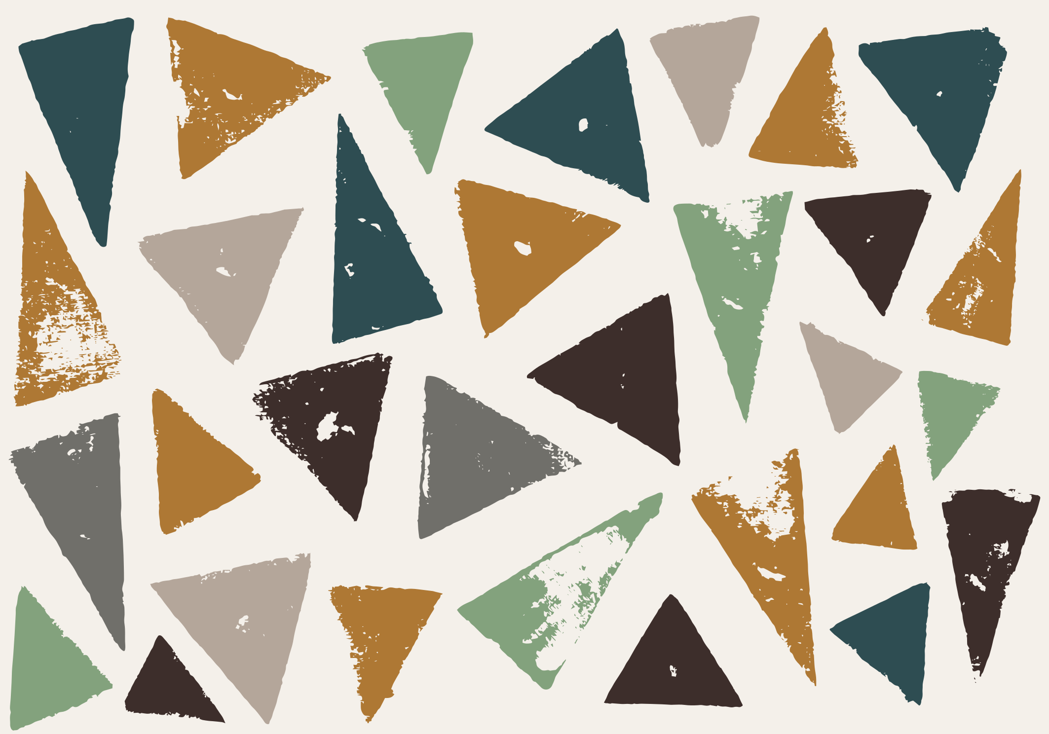 Trojuholníkový dizajnový koberec "industriálny štýl". - Tenstickers