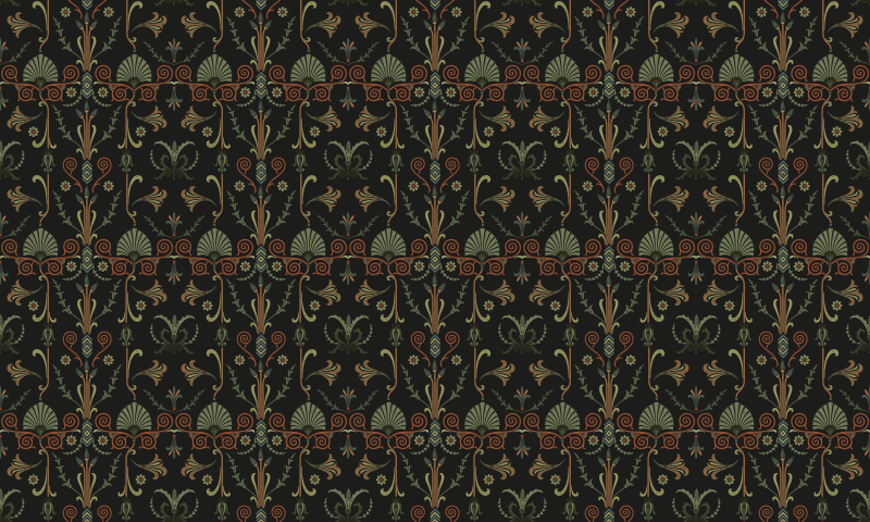 Gobelínový vintage vinylový koberec - Tenstickers