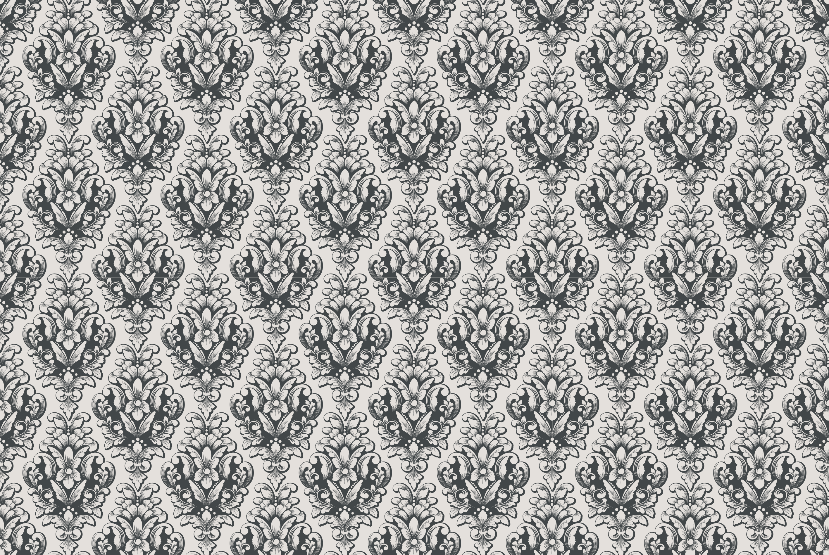 Vinylový koberec vintage barokový vzor dlaždíc - Tenstickers