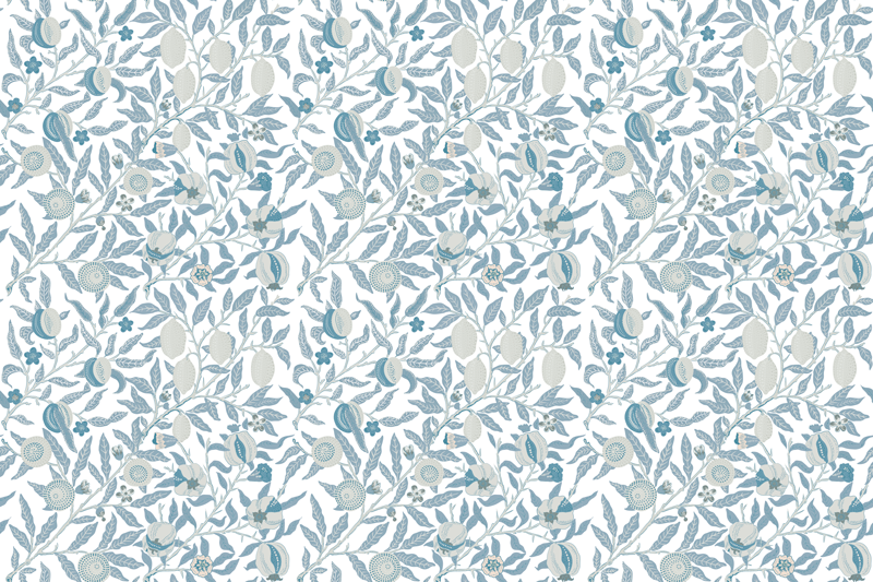 vinylový koberec s kvetmi botanický listový vzor - Tenstickers