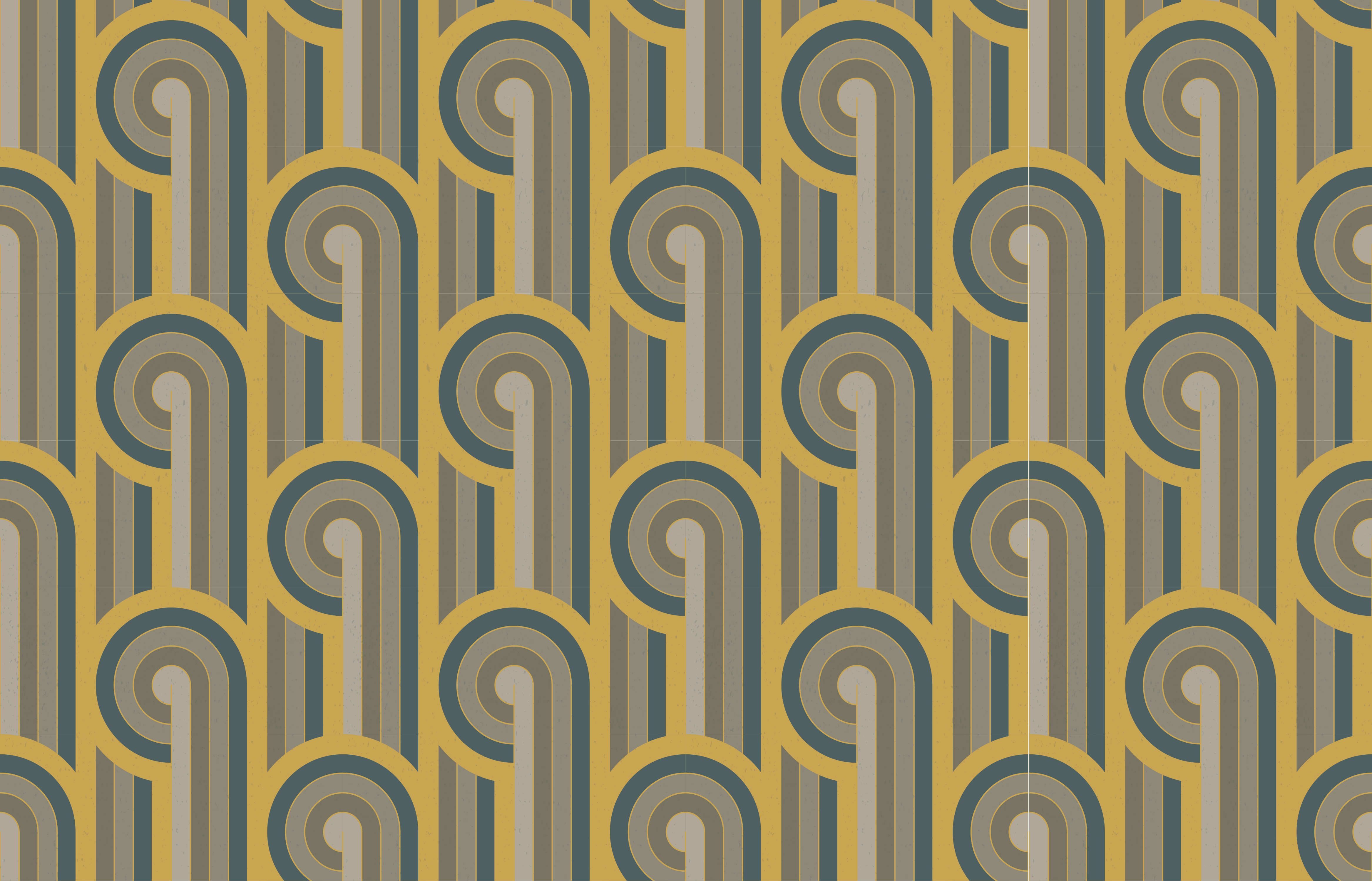 Vinylový koberec vintage elegancia geometrického vzoru - Tenstickers