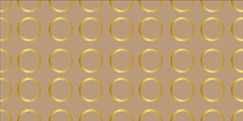 Geometrický vzor zlaté kruhy geometrické koberce - Tenstickers