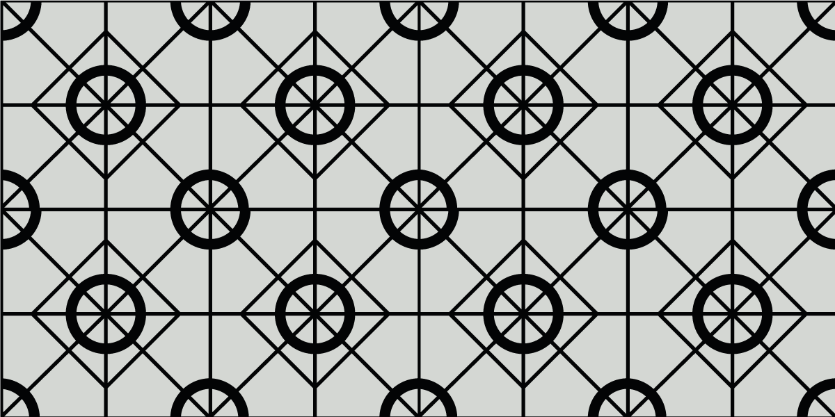 Vinylový koberec s geometrickými tvarmi dizajn - Tenstickers