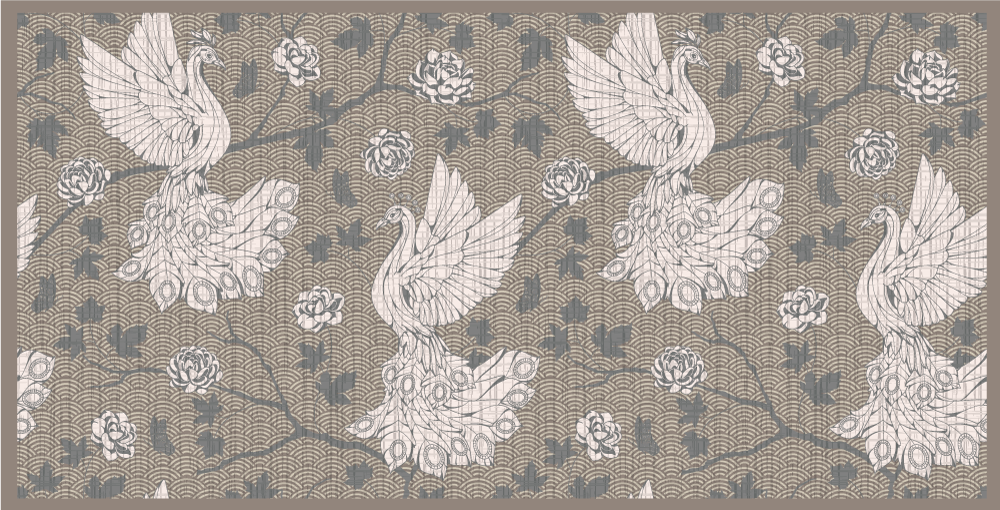 Yute vtáky zviera vinylový koberec - Tenstickers