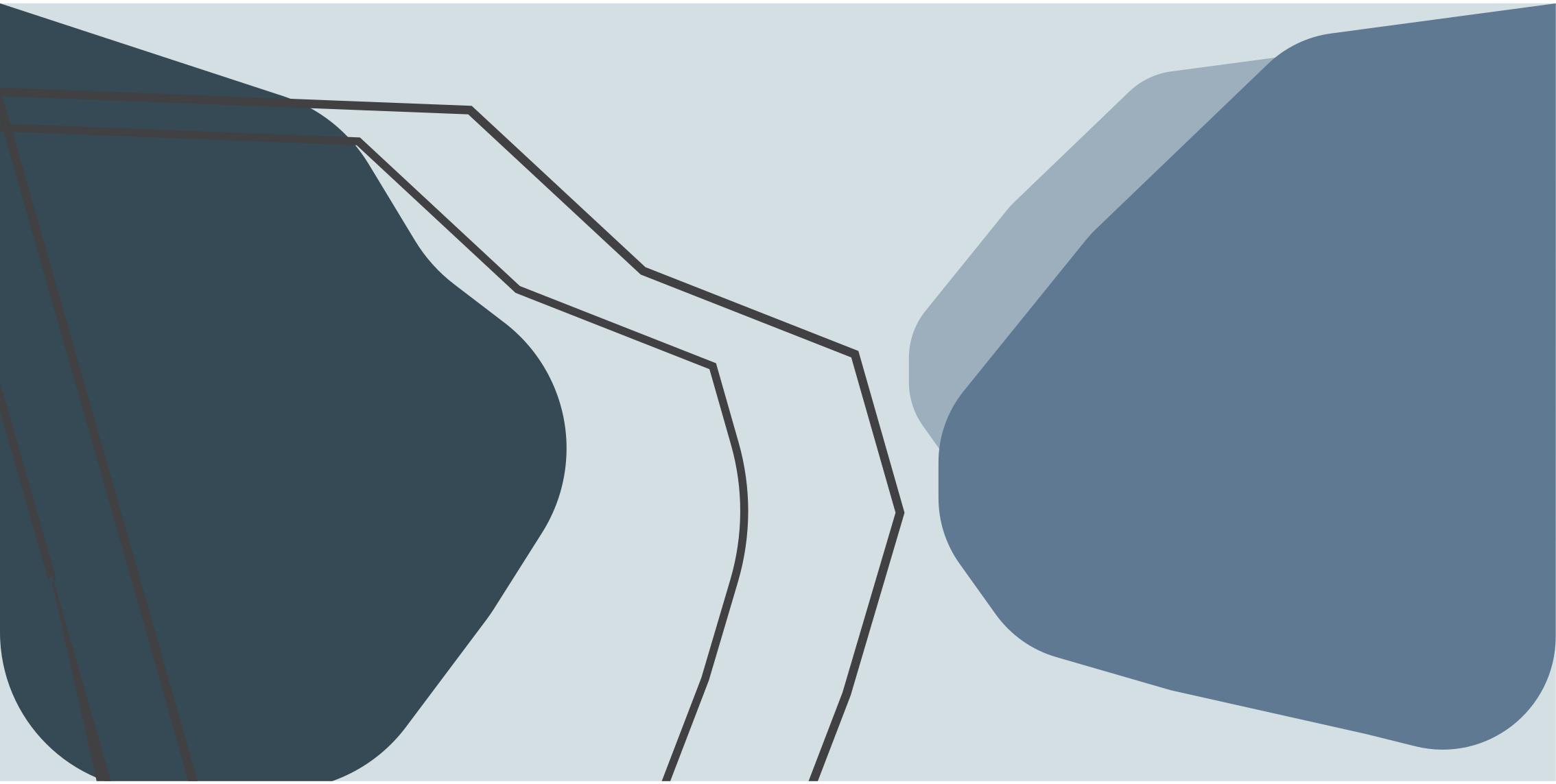 Biely a modrý abstraktný dizajnový minimálny koberec - Tenstickers