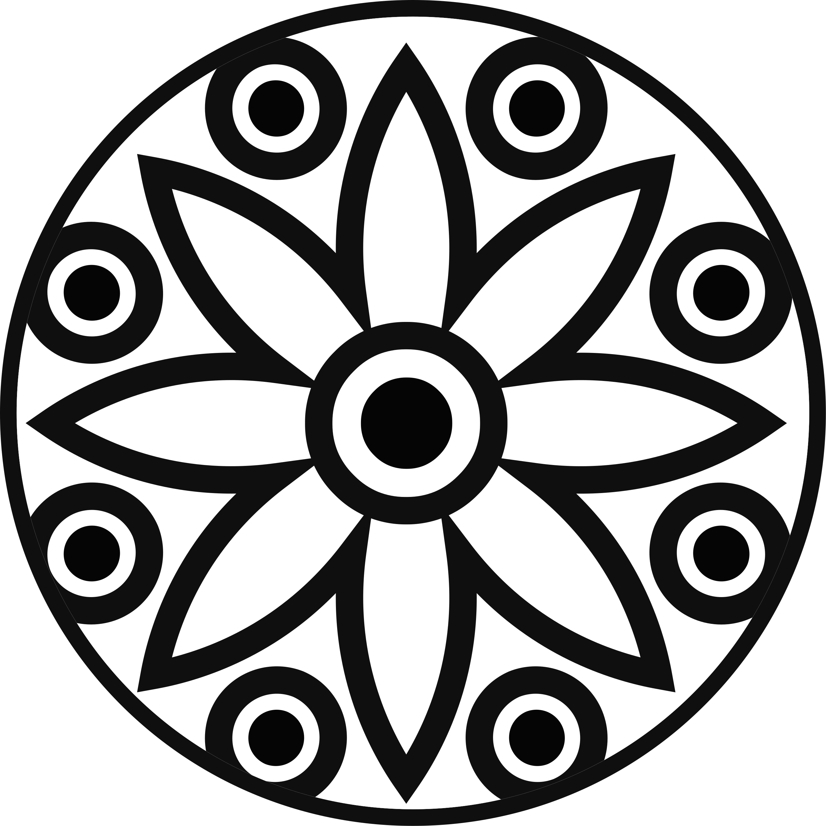 Vinylový koberec s geometrickými tvarmi v mandalovom dizajne - Tenstickers