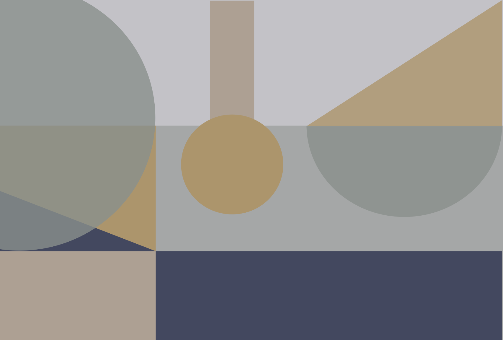 Vinylový koberec s geometrickými tvarmi abstraktné geometrie - Tenstickers