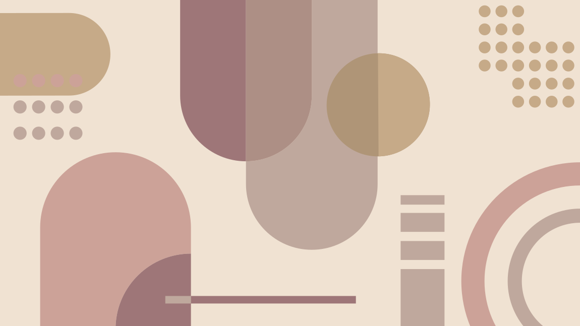 Vinylový koberec s geometrickými tvarmi harmónie tvarov - Tenstickers