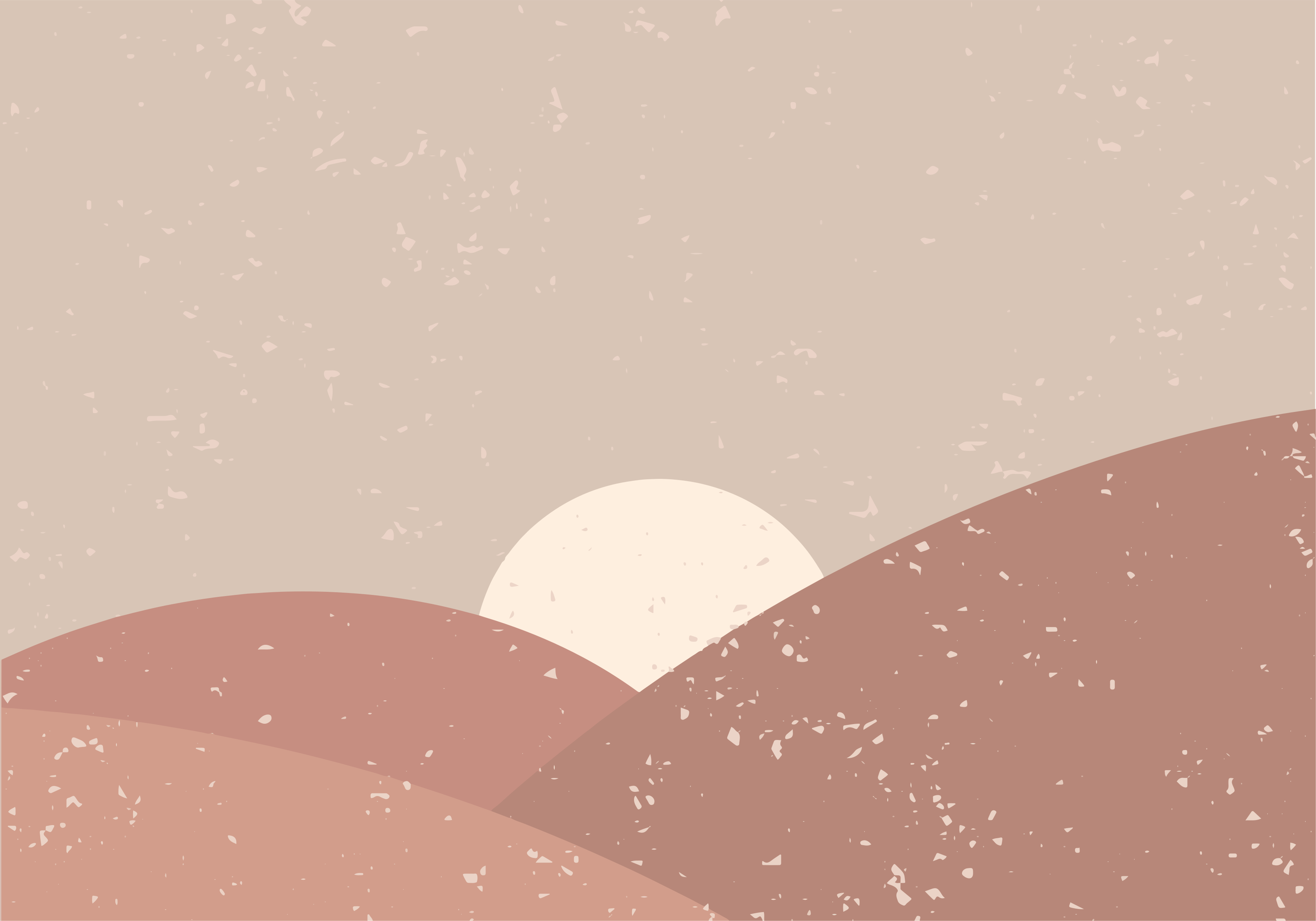 vinylový koberec minimalisticky abstraktná krajina - Tenstickers