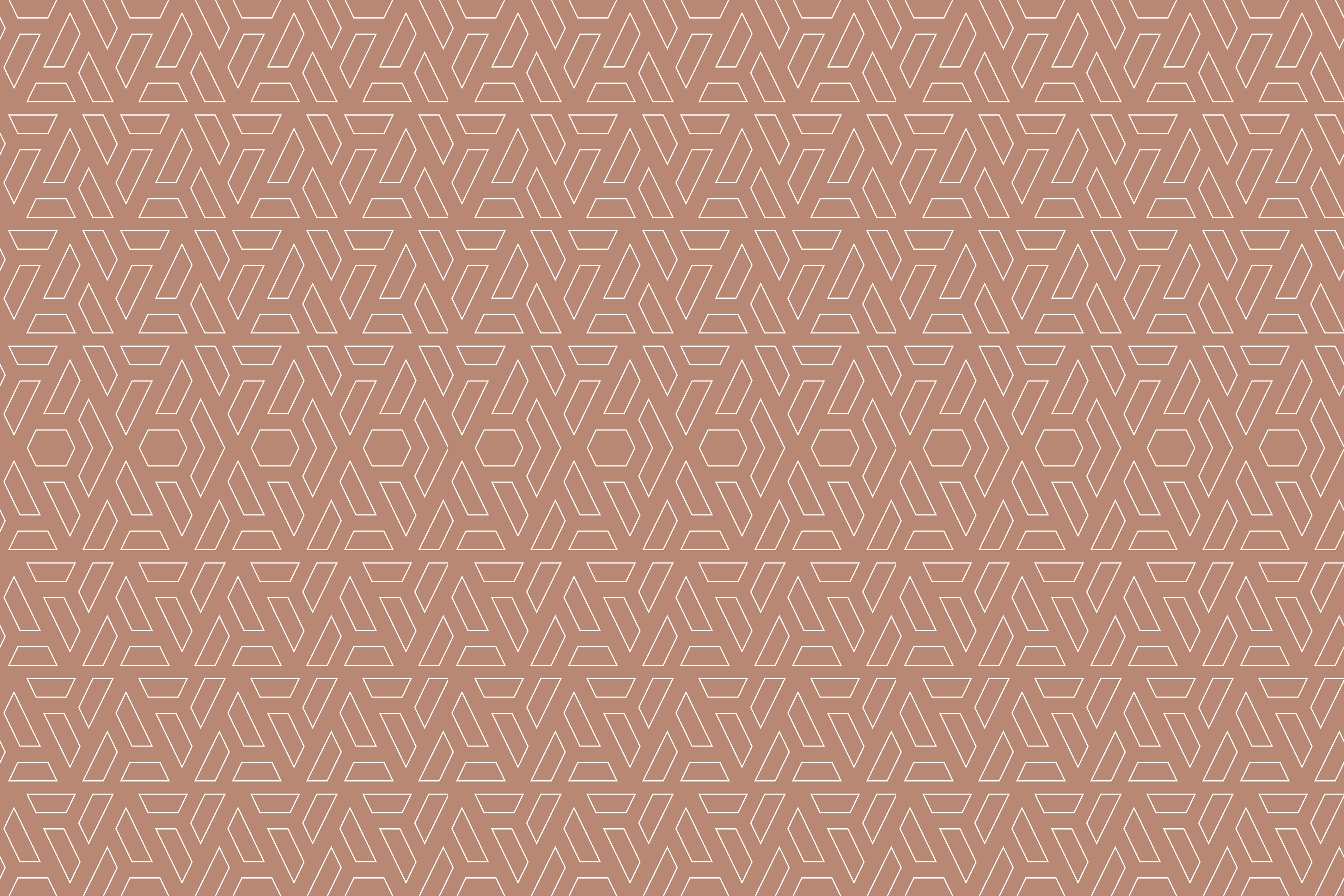 vinylový koberec s geometrickýmy tvarmi štýlový hnedý prvok - Tenstickers