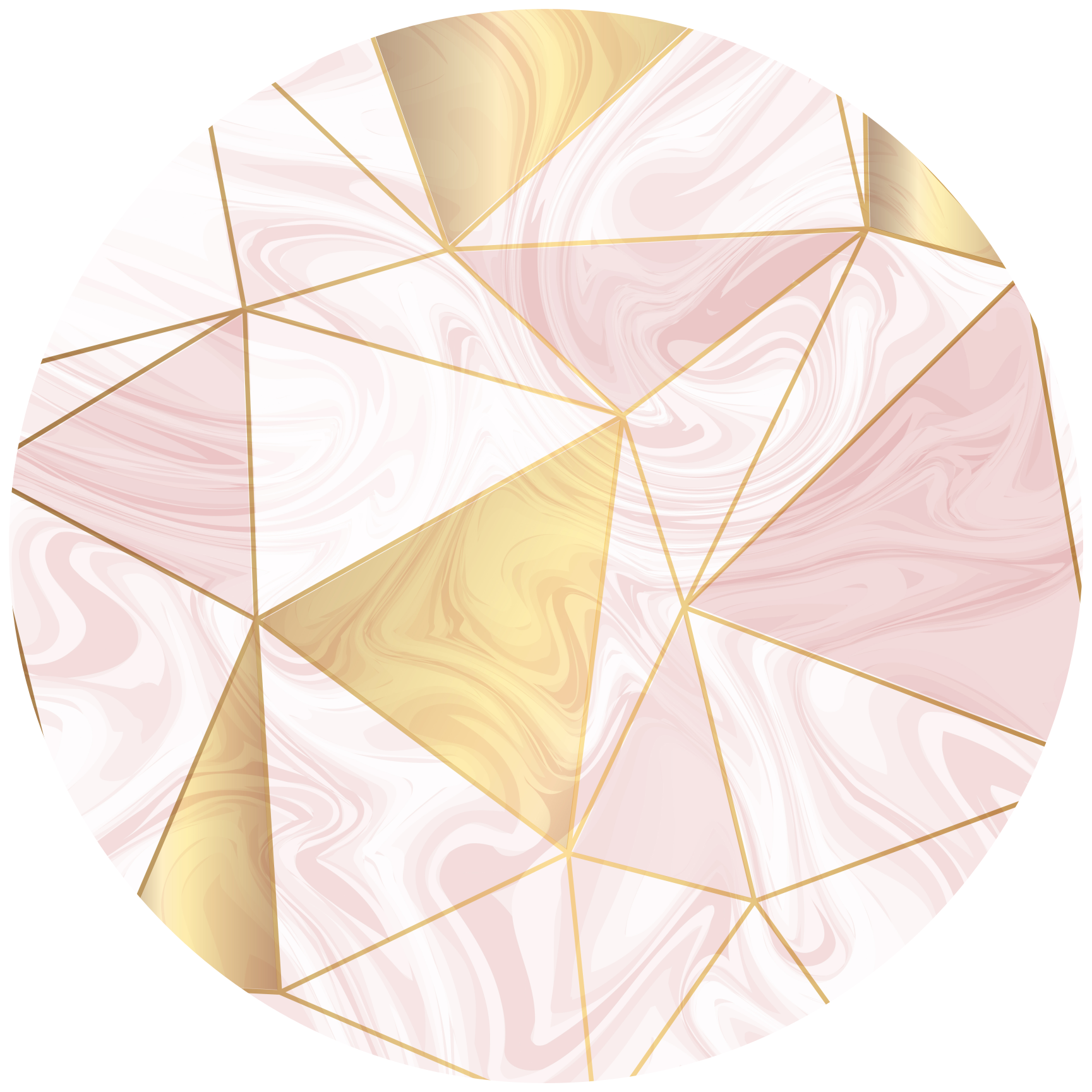 Geometrický ružový a sivý diamantový severský koberec - Tenstickers