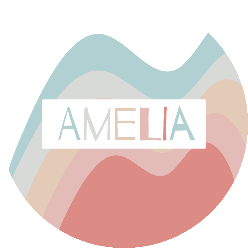 vinylový koberec meno custom Striped Name Design - Tenstickers