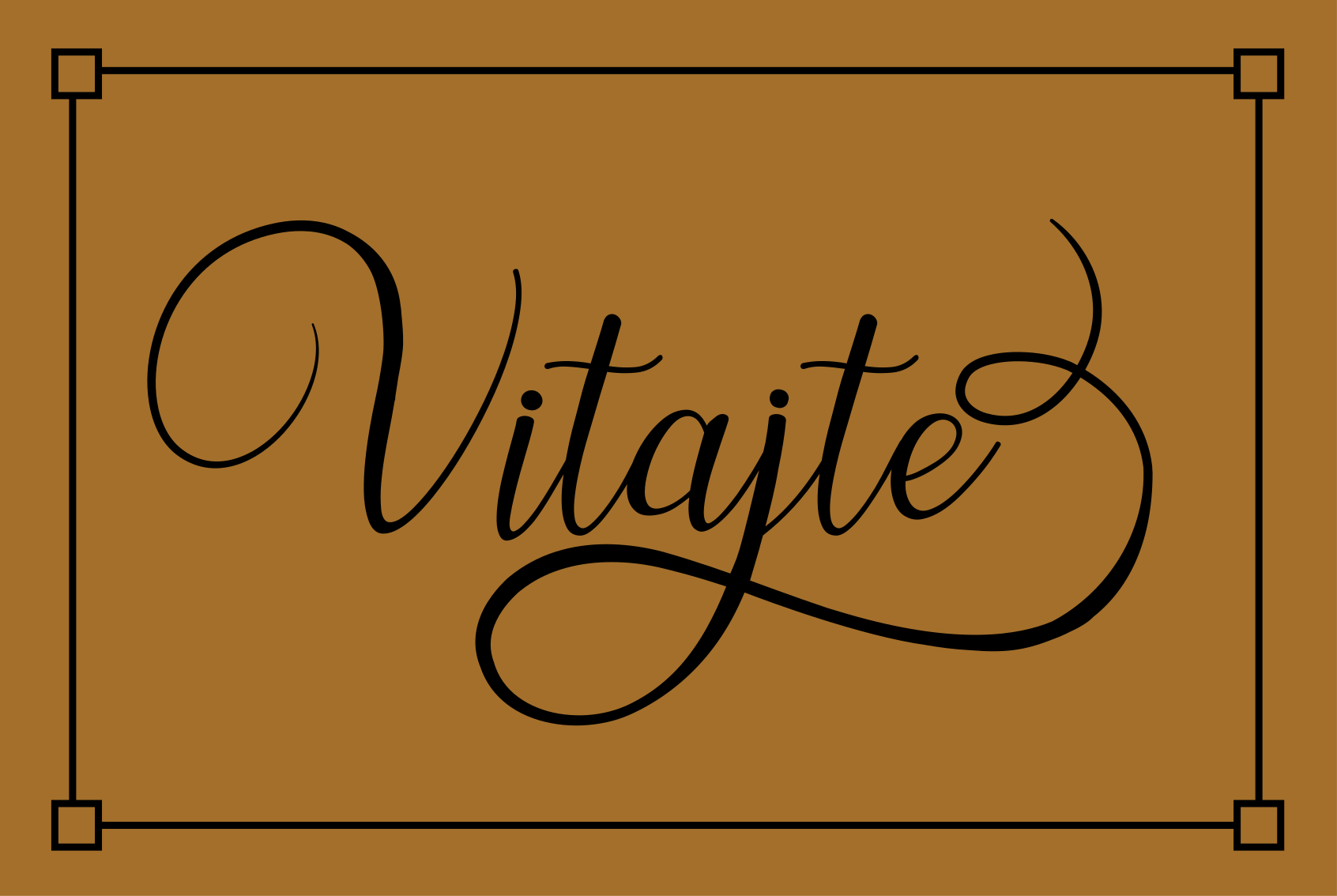 Vinylový koberec s nápisom vitajte - Tenstickers