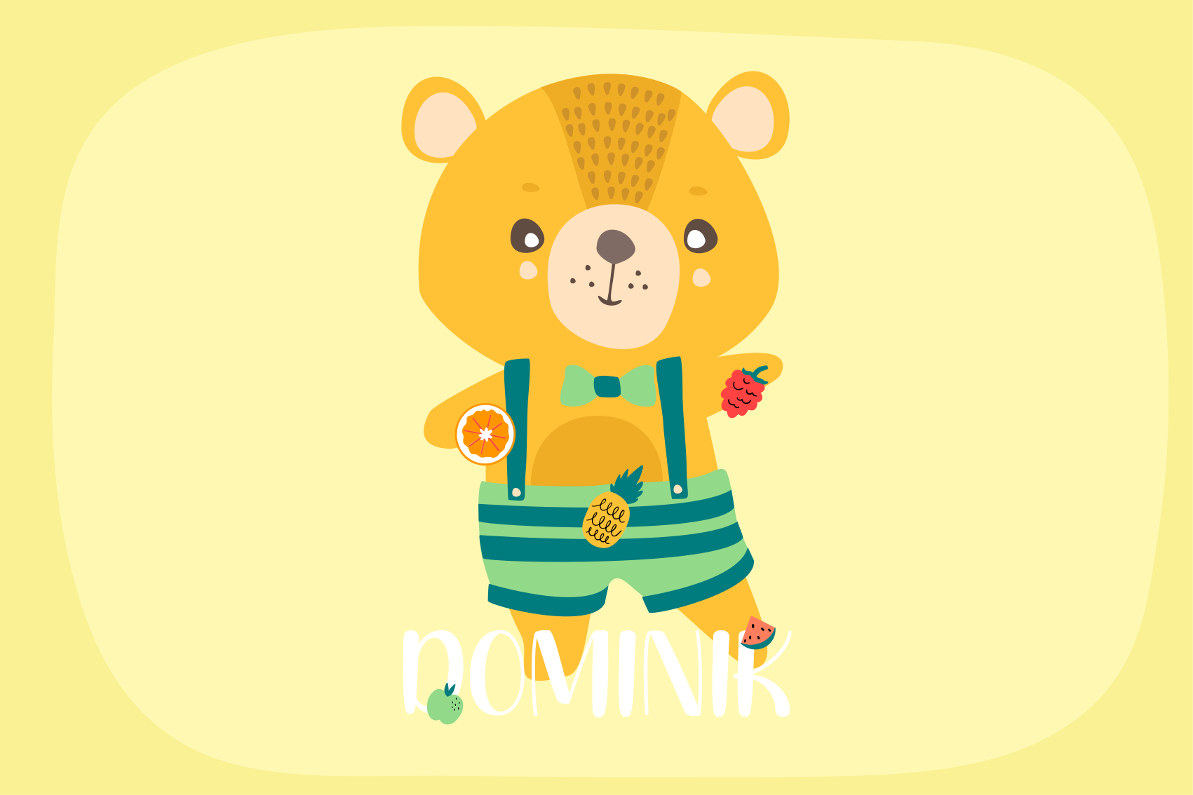 Vinylový koberec plyšový macík - Tenstickers