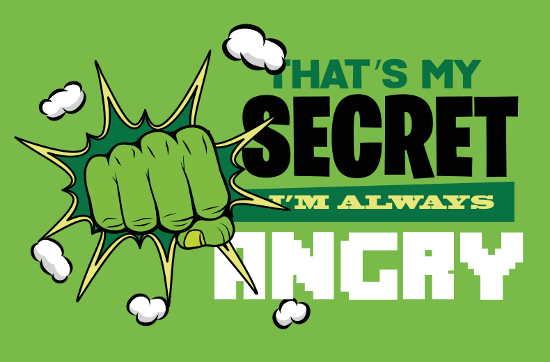 Vinylový koberec always angry - Tenstickers