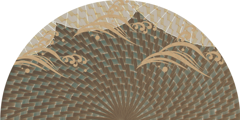 vinylový koberec do obývačky textúrovaný štýl japandi - Tenstickers