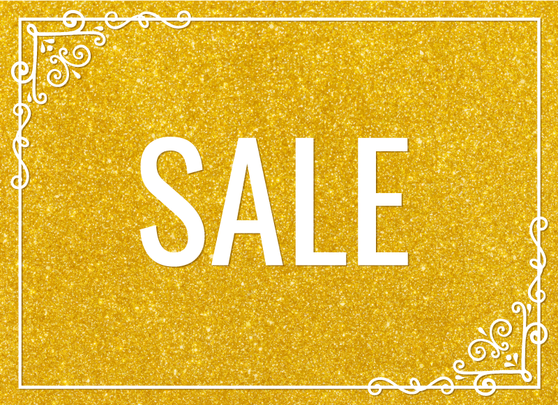 obdĺžnikový vinylový koberec výpredaj zlatých trblietavých textúr - Tenstickers