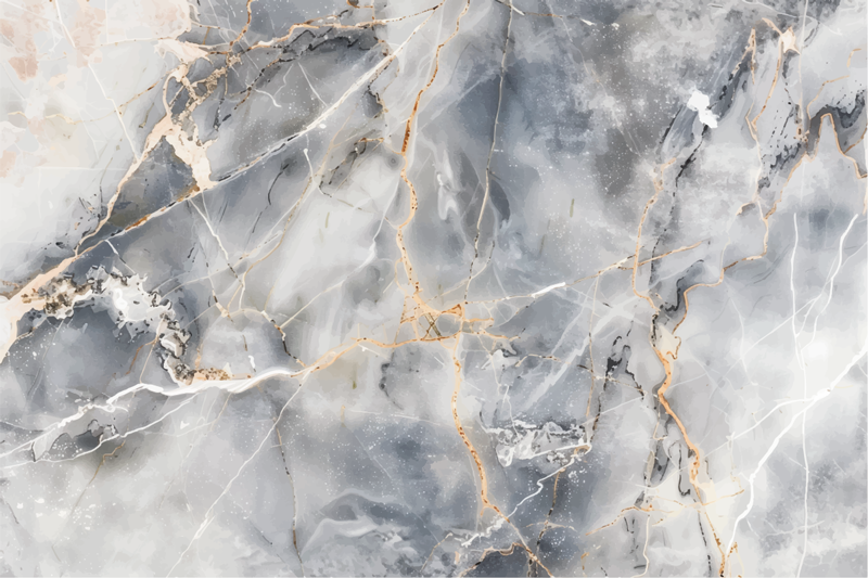 Mramorový vinylový koberec modrošedý odtieň - Tenstickers