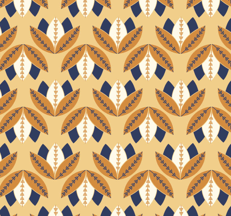 kvetinová tapeta abstraktný kvetinový vzor - Tenstickers