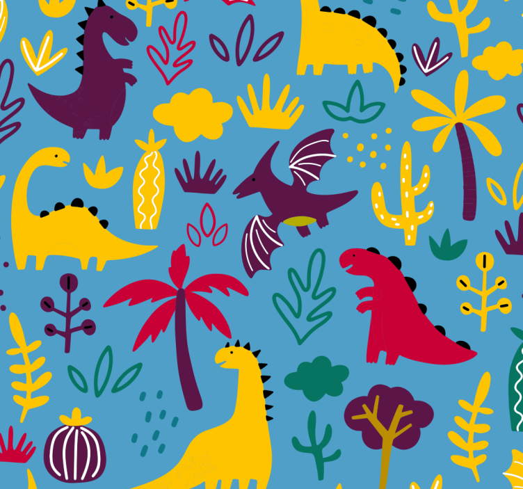 tapeta na stenu zvierata fauna dinosaurov - Tenstickers