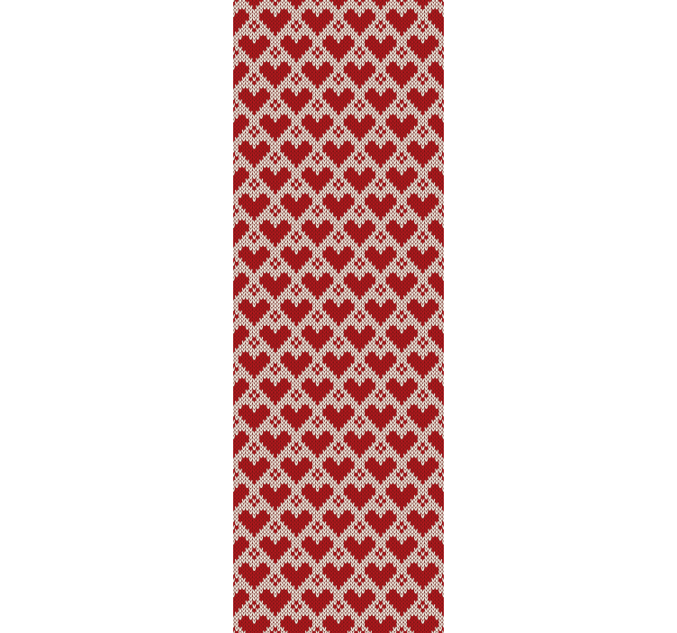 tapety do obývačky dizajn tkaniny srdca - Tenstickers