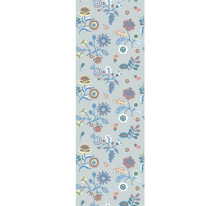 tapety na stenu kvety ilustračný kvetový dizajn - Tenstickers