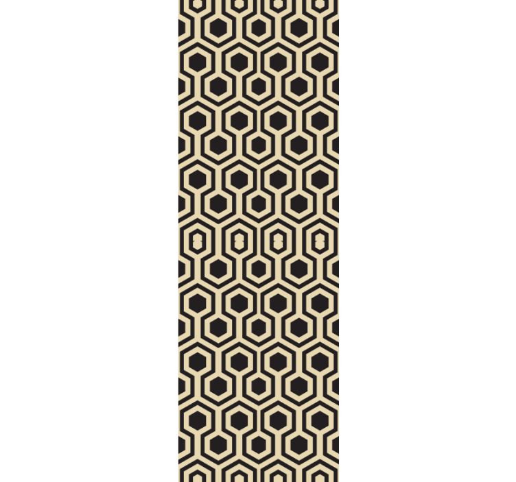 tapety geometrické vzory voštinový šesťuholníkový vzor - Tenstickers