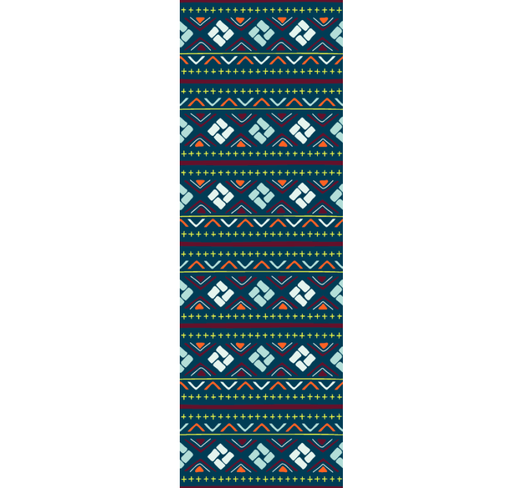 Tapety geometrické vzory farebné bloky - Tenstickers