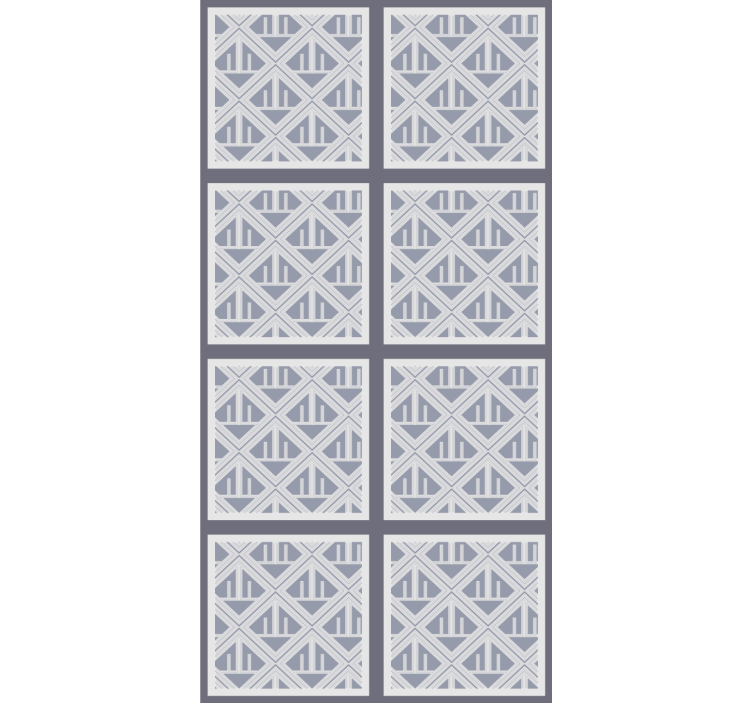 vzorované tapety geometrické usporiadanie blokov - Tenstickers