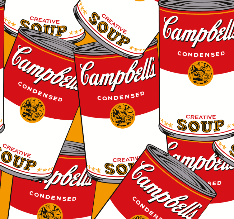 umelecké tapety campbells andy warhol - Tenstickers