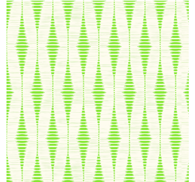 Geometrické tapety zelený rabaul ikat - Tenstickers