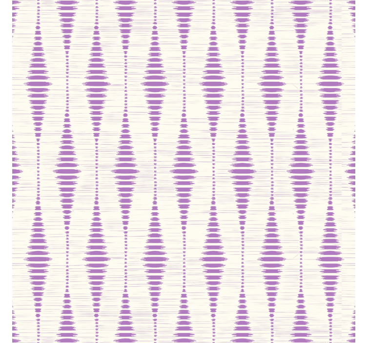 Geometrické tapety fialový rabaul ikat - Tenstickers