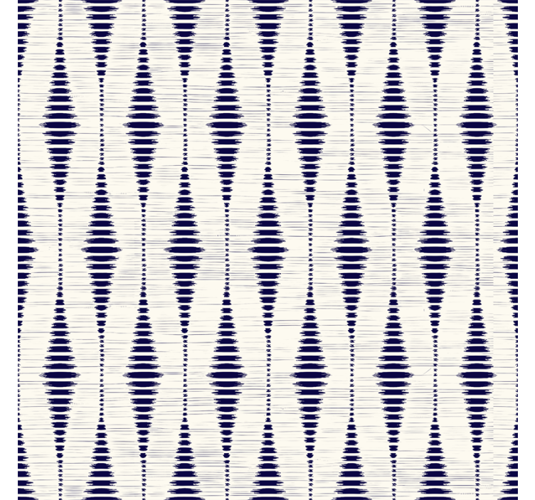 Geometrické tapety tmavomodrý rabaul ikat - Tenstickers