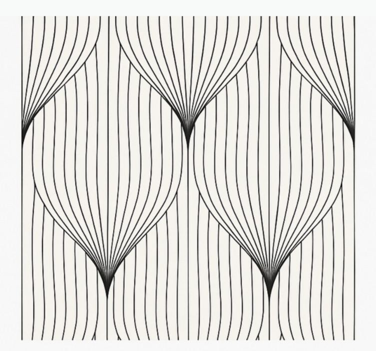 tapety do spálne symetrický ozdobný oblak - Tenstickers