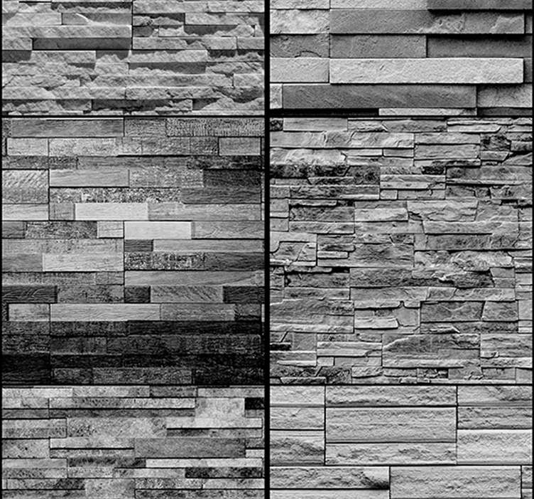 Sivé kamene textúry tapety - Tenstickers