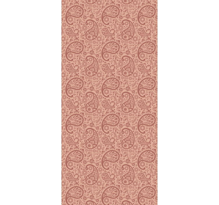 Tapety do obývačky s elegantným paisley vzorom - Tenstickers