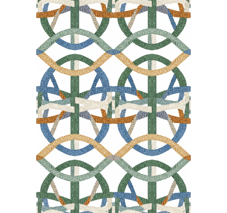 Tapety do obývačky s vyšívanou textúrou šnúrky - Tenstickers