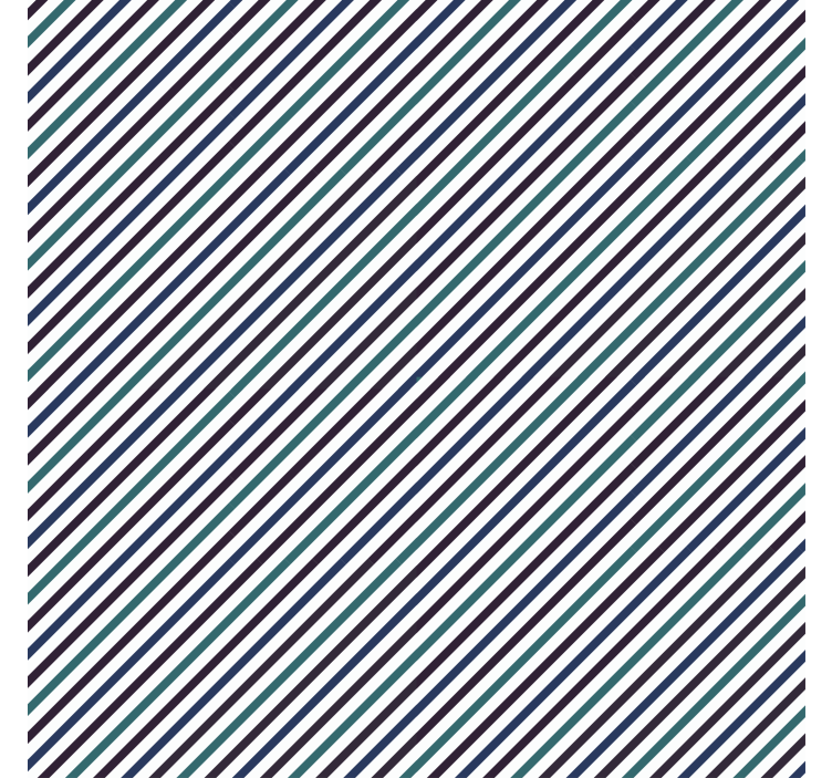 Tapety s ornamentami modré diagonálne pruhy - Tenstickers