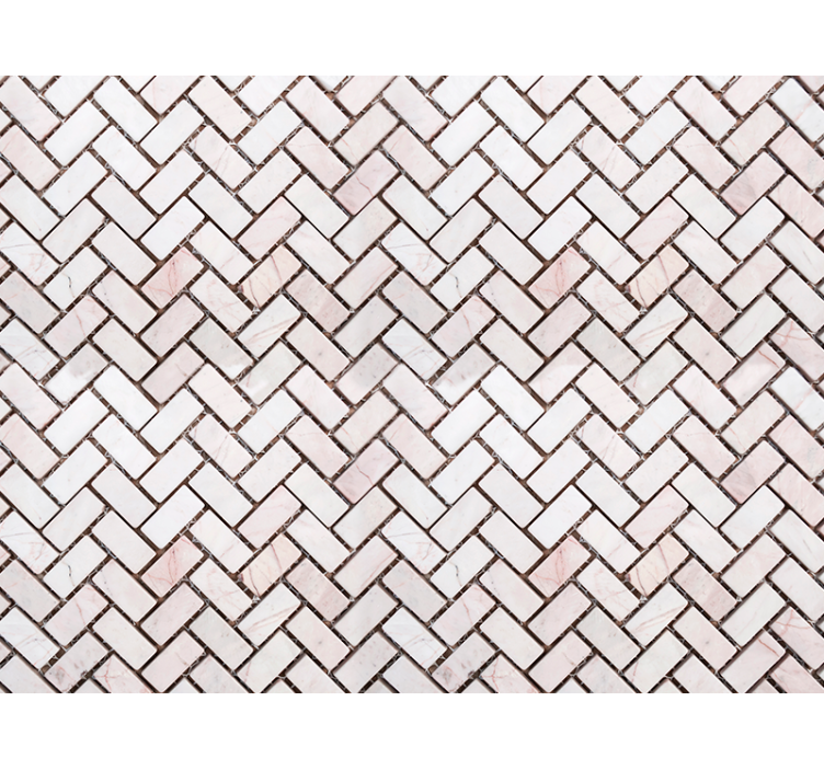 Tapety s ornamentami v rybacej kosti z mramoru - Tenstickers