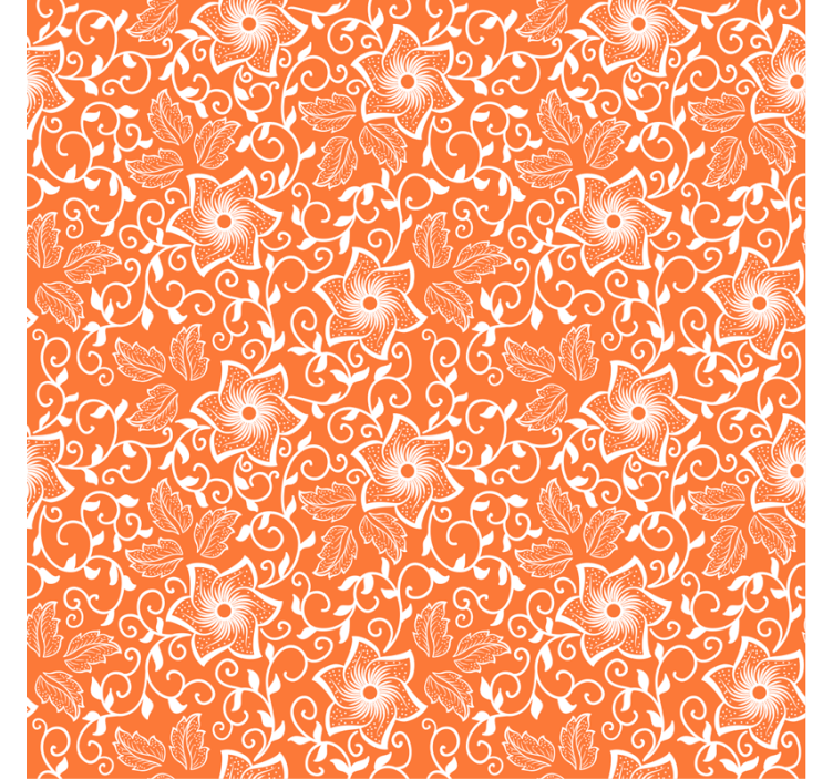 Tapeta do izby s kvetinovým vzorom - Tenstickers