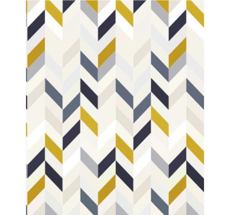 Tapety do jedálne so vzorom chevron zigzag - Tenstickers