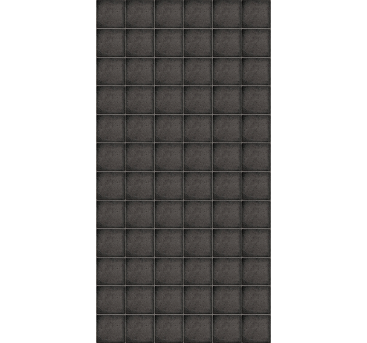 Tapeta obkladačky čierne štvorcové kamenné tehly - Tenstickers