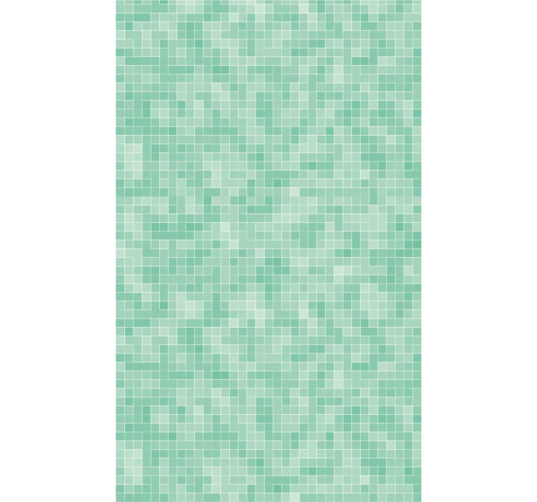 Tapeta obkladačky mätový mozaikový vzor - Tenstickers
