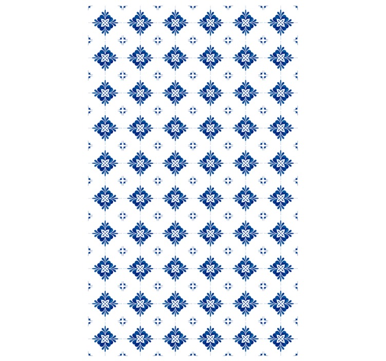 Tapeta obkladačky s keramickým kvetinovým motívom - Tenstickers