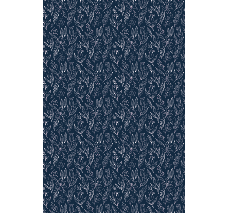 Tapeta do chodby s kvetinovým vzorom ľalií - Tenstickers