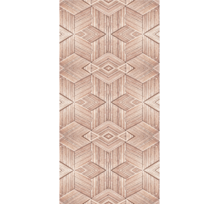 Tapety do obývačky s efektom svetlého dreva - Tenstickers