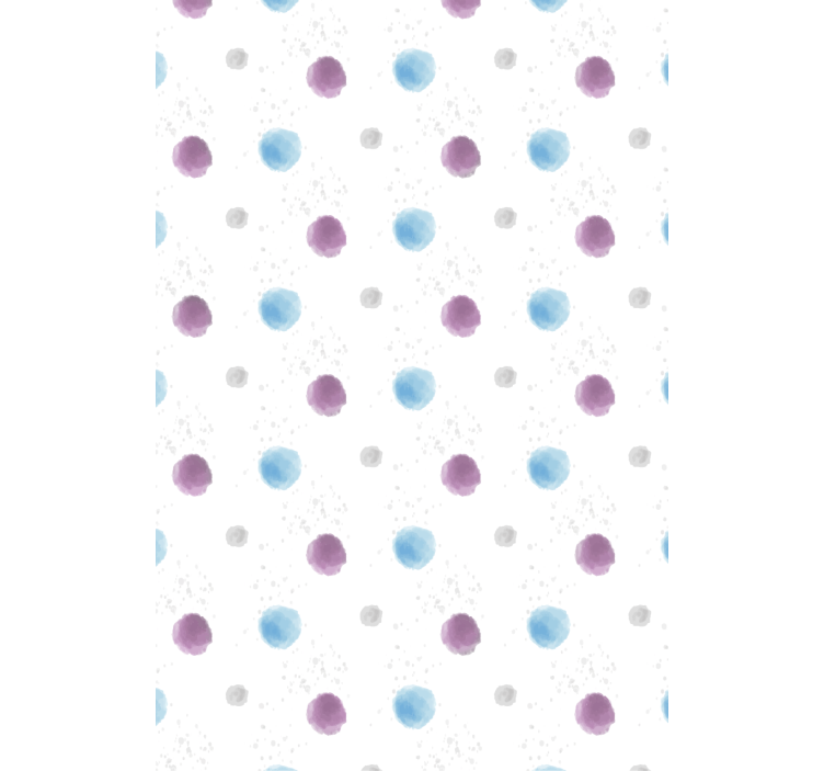 Tapety do obývačky Žiarivé bodkované kruhy - Tenstickers